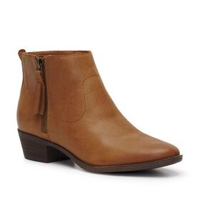 Lucky Brand Blandre Womens Leather Booties Ankle Boots